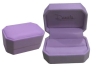Wholesale Plastic jewelry boxes,wedding double ring gift boxes