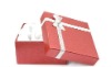 fashion red paper gift jewelery box