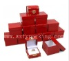 Wholesale luxurious red festival glass jewelry box