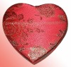Wholesale FJ10031- fabric heart shaped jewelry box which good for gift