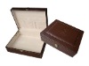 Wholesale PU leather box with suede