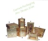 Wholesale kinds shape golden stamping decorative jewelry box