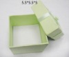 Fashion Cyan Square Cardboard Paper Jewelry Gift Box(DSCO116801.05)