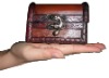 small antiqued jewelry wooden box For gift