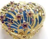 Wholesale heart shape metal jewelry box