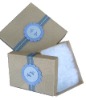 Wholesale Kraft jewelry box with cotton inlay