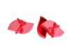 Wholesale leaf shape paper jewelry box/paper gift boxes/cheap jewelry packaging box