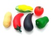 PVC vegetables and fruits set (6pcs)