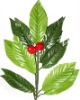 Wholesale artificial decorative leaf with fruit