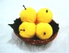 Wholesale Pear Shape Artificial Fruit Towel Cake