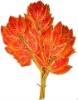 Wholesale artificial decorative leaf with fruit