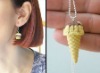Wholesale low price resin eardrop,promotion resin eardrop,good for promotional and retail