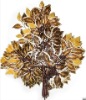 Wholesale artificial decorative leaf with fruit