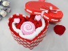 Wholesale towel cake in hearted box