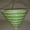 Natural Material Balcony And Garden Colorful Artificial Hanging Plants