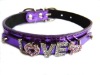 Wholesale Hotsale PET supply,Crystal DIY Dog collars,bead pet collars&bleashes