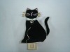 Wholesale hot pet shaped Stained Glass cat shaped mini Night Light for decorations