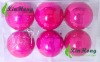 Wholesale 8CM fushia Christmas Ball