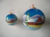 Wholesale Painted Inside Christmas Ball