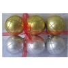 Wholesale golden and silver Plastic Christmas ball