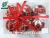 Wholesale 2011 red MICA Finish christmas ball