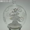 Wholesale glass christmas ball with LED light
