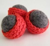 Hot Sale Handmade Wool Felt Craft Christmas Ball for 2011