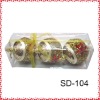 Wholesale hanging christmas ball with crystal