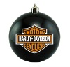 Wholesale glass christmas ball with print sticker