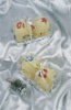 Wholesale 2 pieces plastic Christmas ball