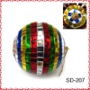 colorful christmas balls
