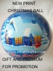 plastic printed christmas ball