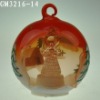 Wholesale hand drawing Christmas ball with LED light