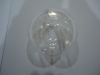 Wholesale Christmas Ball with glitter Gold Snowflake