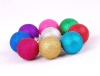 glitter plastic christmas ball