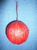 red tissue paper Foam ball,D9cm