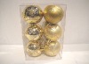 Gold Plastic Christmas Ball