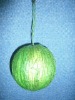 green tissue paper Foam ball,D9cm