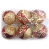 Wholesale Hang hollow glass Christmas ball