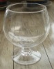 Wholesale Natural clear glass fish bowl with foot