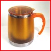 Wholesale 2011 New ! Plastic insulated beer mug (TY-108)