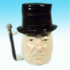 Wholesale Beer Stein Face Mug with Removable Top Hat