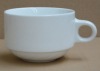 pure white lovely samrt pocelain mug