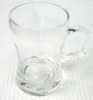 Wholesale GLASSWARE BARWARE HOMEWARE DRINKING GLASS- nice clear glass beer mug with handle