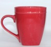 9-12oz promotional ceramic/porcelain/stoneware beer mugs/cups solid/plain color