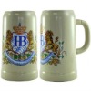 1Liter ceramic beer stein for party-New!