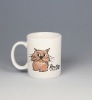 lovely animal ceramic coffee mug