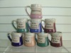 Wholesale big capacity durable beer mug made of stoneware