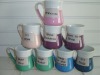 Wholesale ceramic beer mug with decal , stoneware big beer mug
