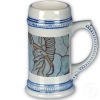 1000ml ceramic emboss beer mug